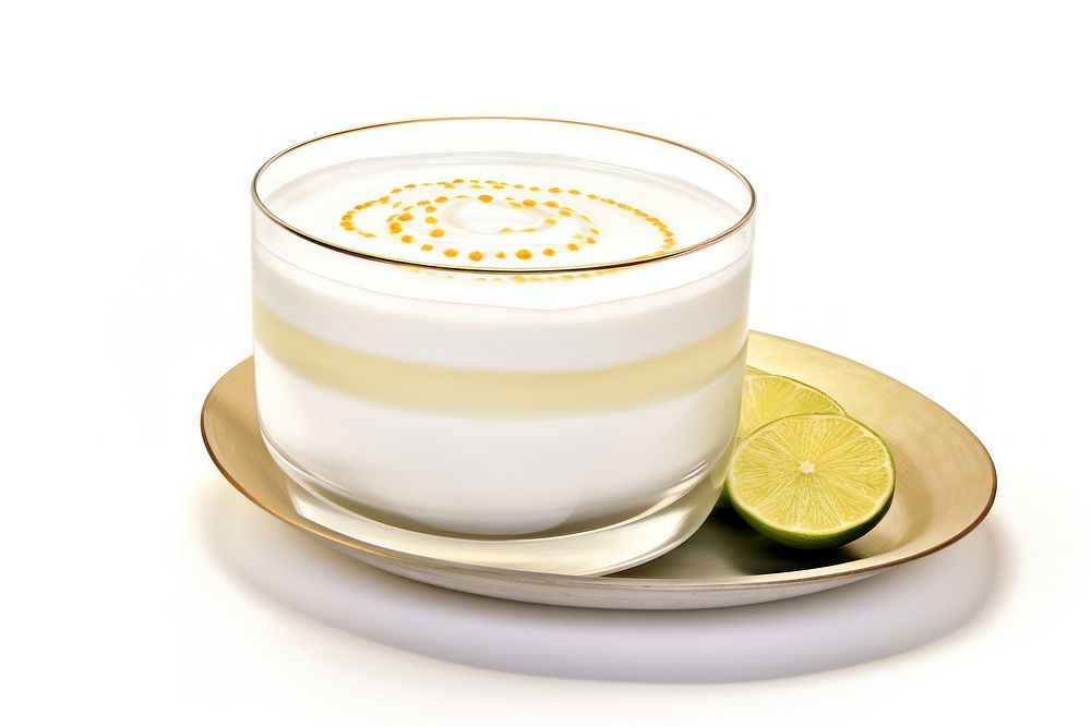 Pisco sour drink fruit food. AI generated Image by rawpixel.