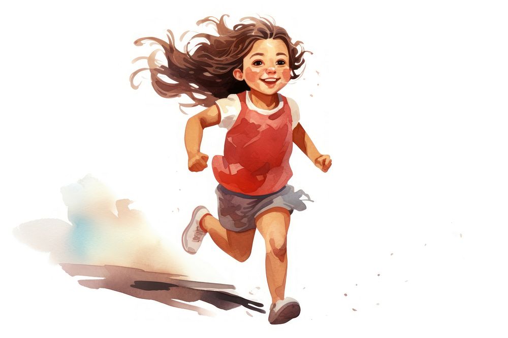 Running jogging shorts determination. AI generated Image by rawpixel.
