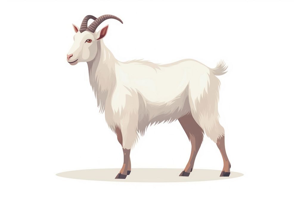 Livestock animal mammal goat. AI generated Image by rawpixel.