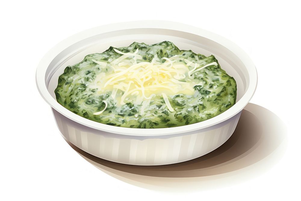 Food bowl vegetable spinach. AI generated Image by rawpixel.