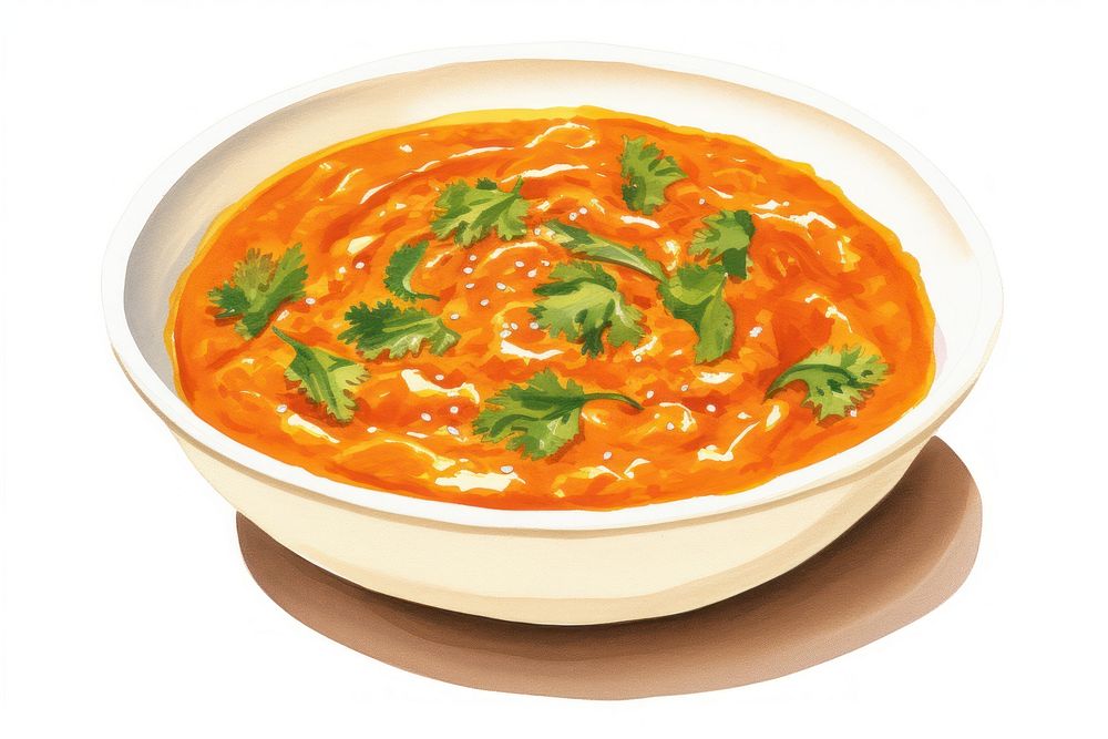 Indian curry food meal dish. AI generated Image by rawpixel.