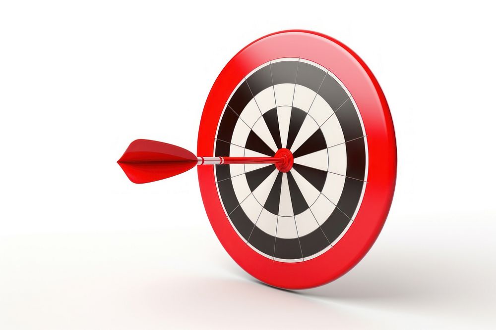 Darts dartboard game white background. AI generated Image by rawpixel.