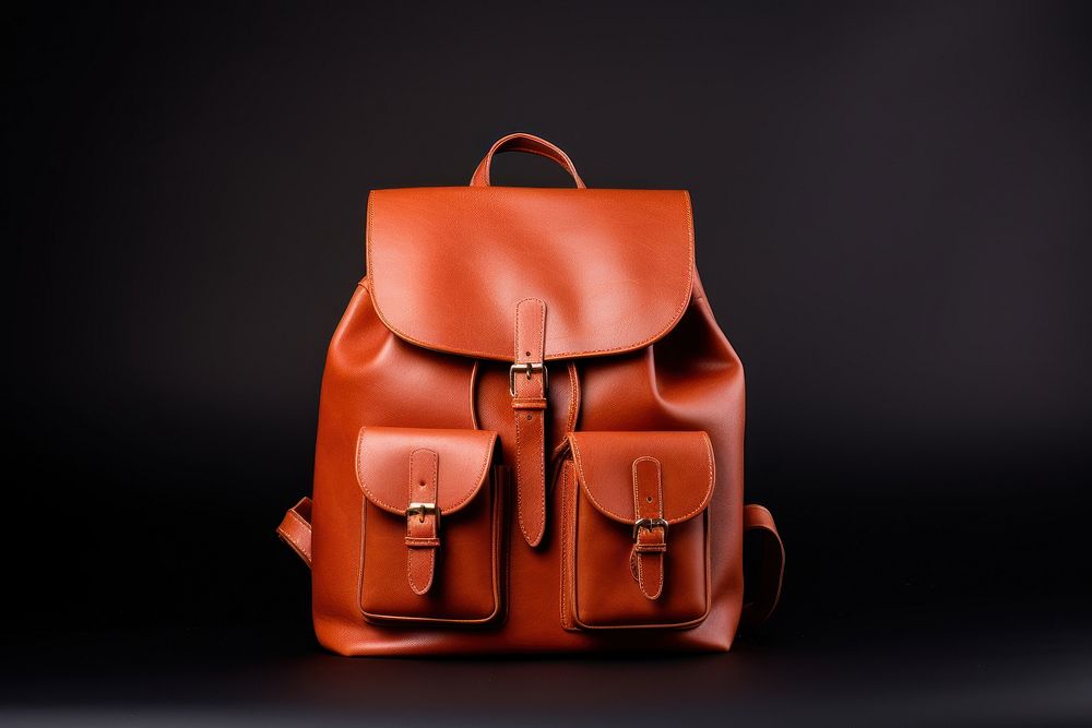 Bag briefcase backpack handbag. AI Premium Photo rawpixel