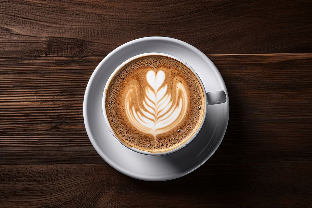 Coffee mug cappuccino drink. AI generated Image by rawpixel.
