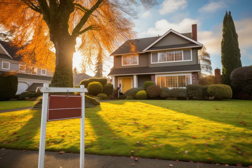 Sign outdoors suburb house. AI generated Image by rawpixel.