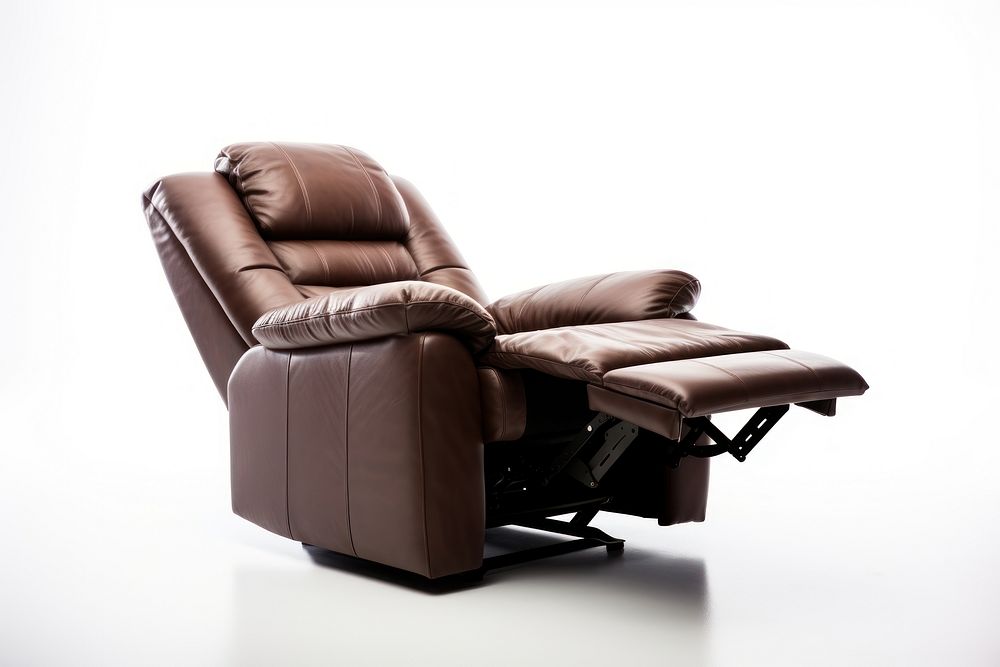 Reclining chair furniture recliner armchair. AI generated Image by rawpixel.