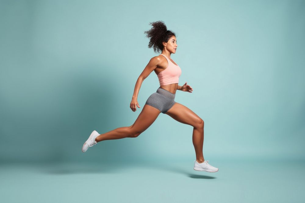 Running jogging adult woman. AI | Free Photo - rawpixel