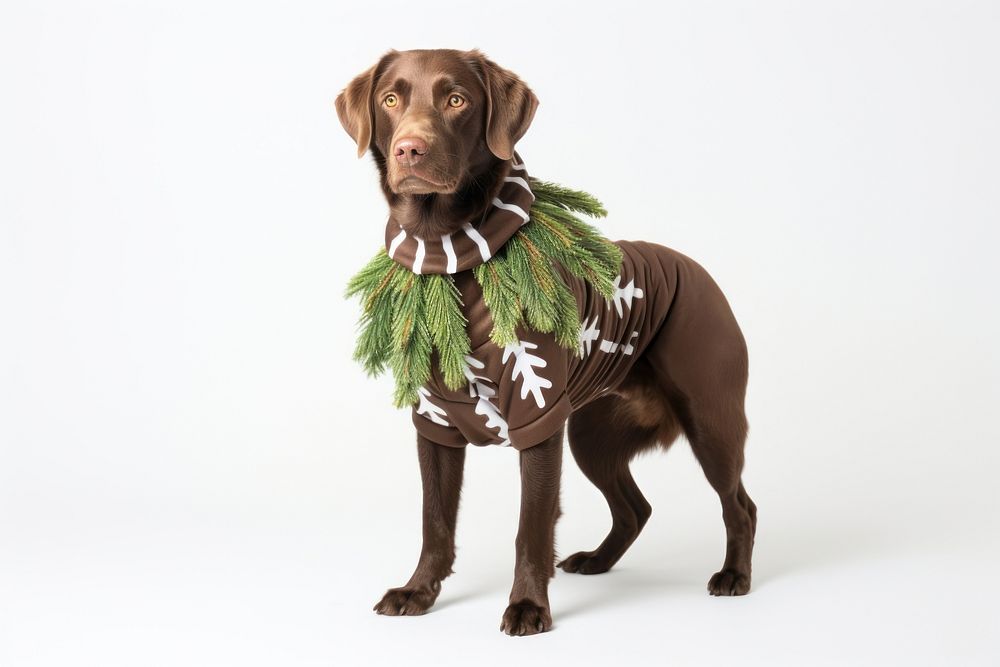 Christmas pointer animal mammal. AI generated Image by rawpixel.