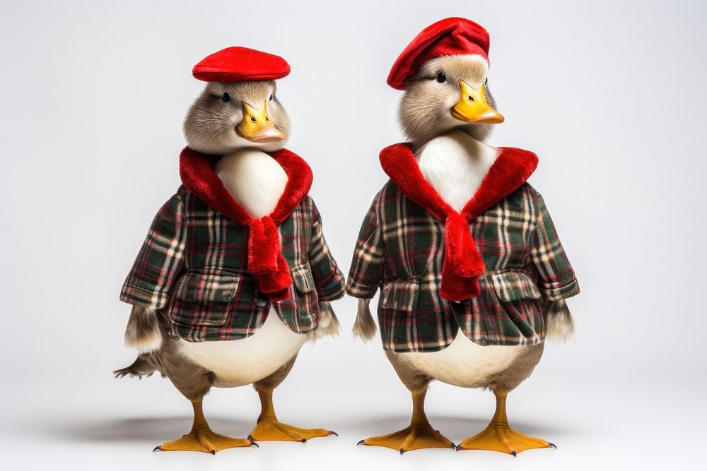 Christmas costume animal bird. AI generated Image by rawpixel.
