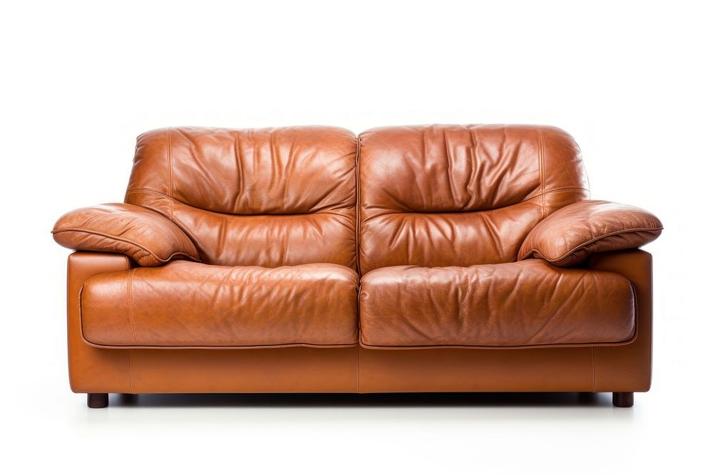 Furniture armchair leather sofa. AI generated Image by rawpixel.