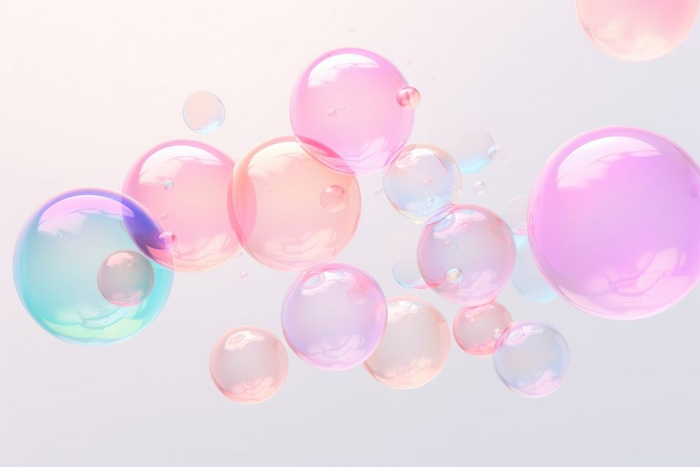 Bubble backgrounds balloon sphere. 
