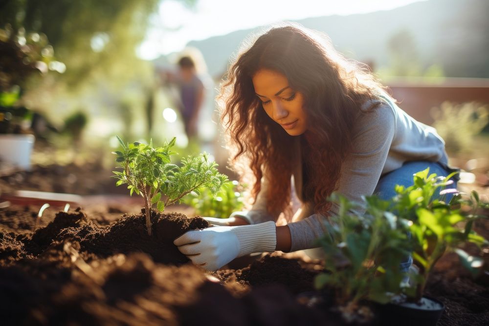 Garden plant gardening planting. AI generated Image by rawpixel.