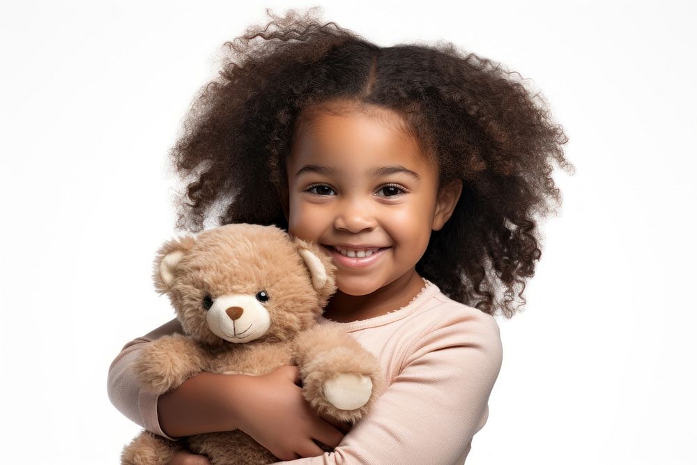 Teddy bear photography portrait child. AI generated Image by rawpixel.