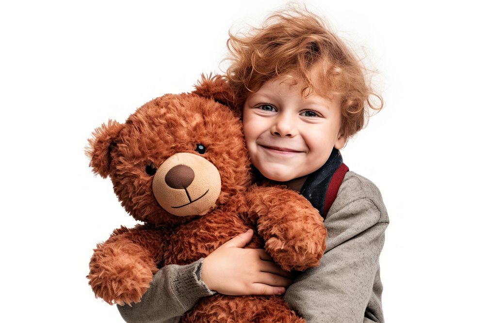 Teddy bear photography portrait happy. AI generated Image by rawpixel.