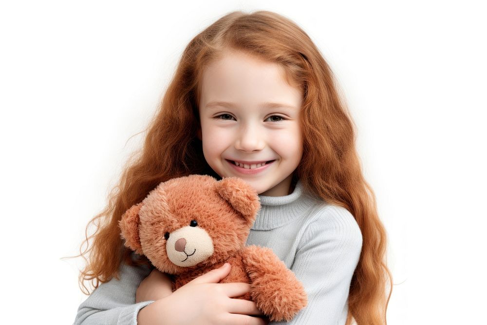 Teddy bear photography portrait child. AI generated Image by rawpixel.