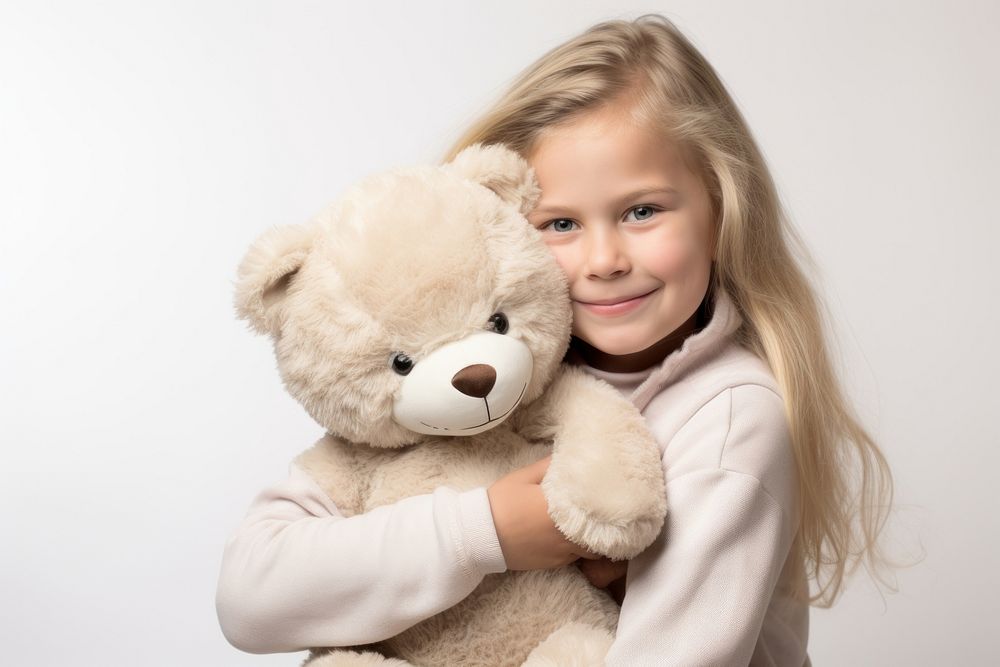 Teddy bear photography portrait plush. AI generated Image by rawpixel.