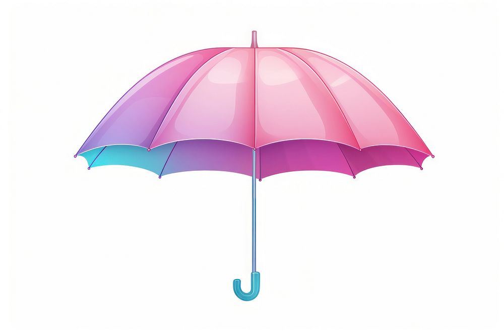 Umbrella white background protection sheltering. AI generated Image by rawpixel.