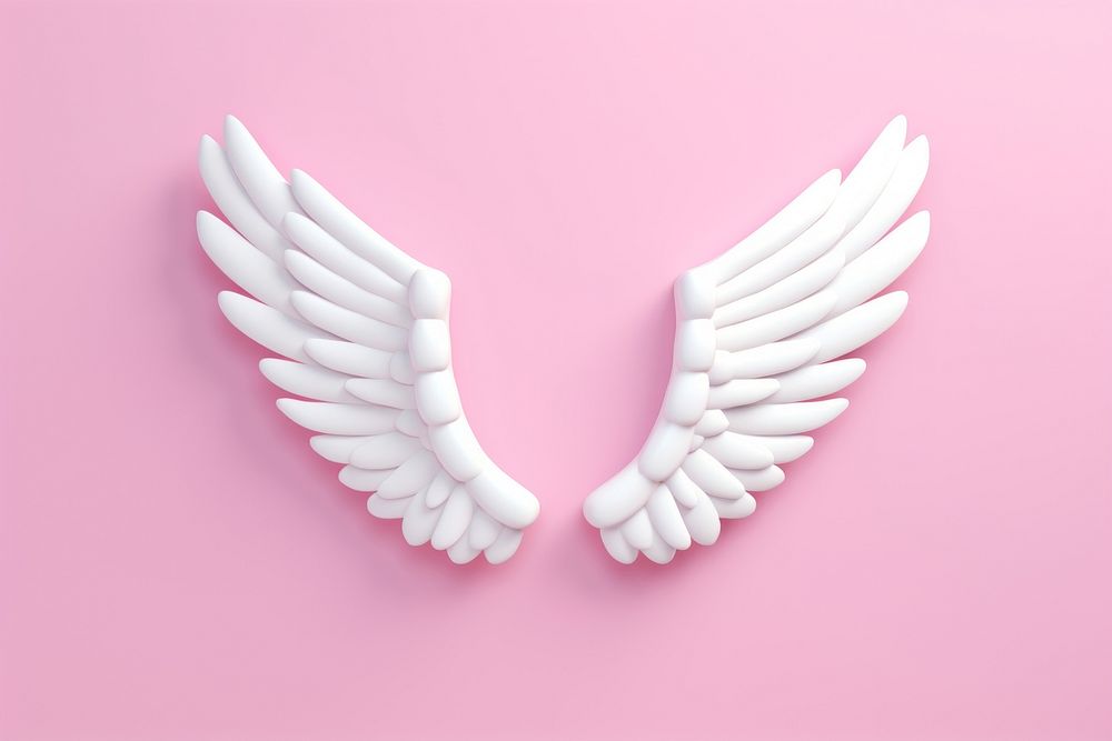 Angel wing circle flying. AI generated Image by rawpixel.