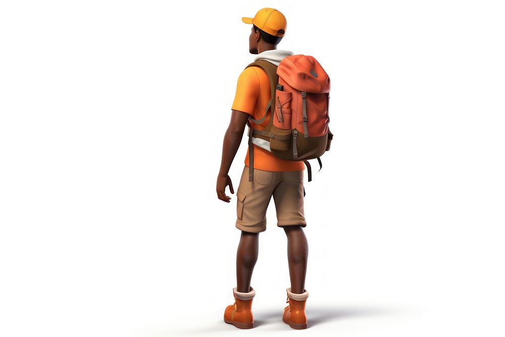 Backpack cartoon helmet adult. AI generated Image by rawpixel.