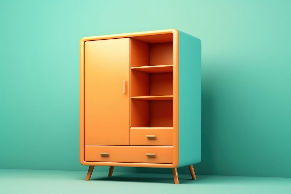 Furniture cabinet cupboard chiffonier. AI generated Image by rawpixel.
