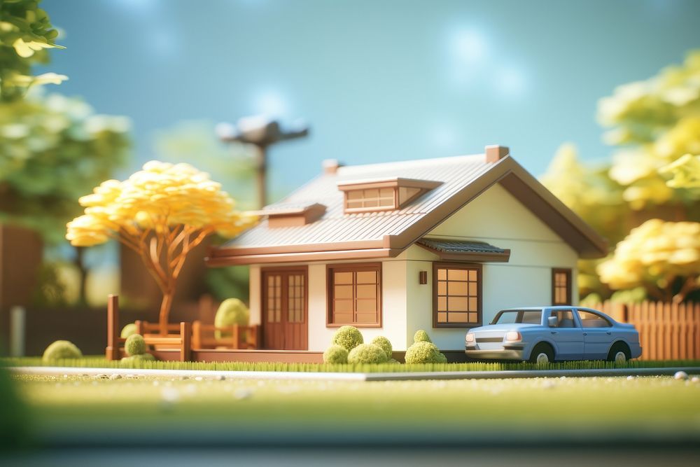 House car architecture building. AI generated Image by rawpixel.