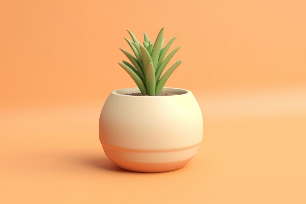 Plant vase houseplant decoration. AI generated Image by rawpixel.