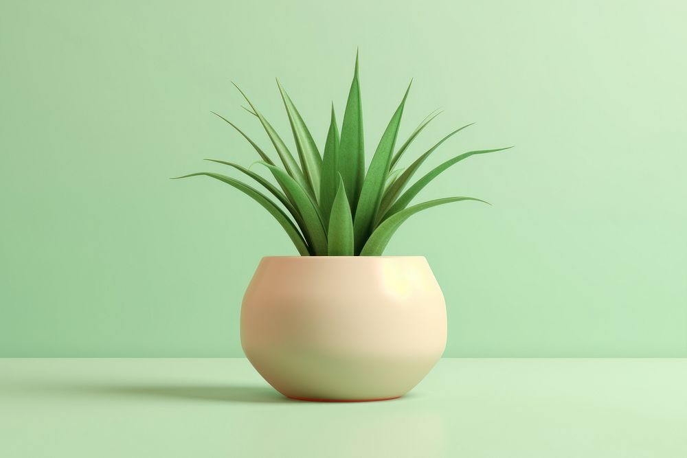 Plant aloe vase houseplant. AI generated Image by rawpixel.