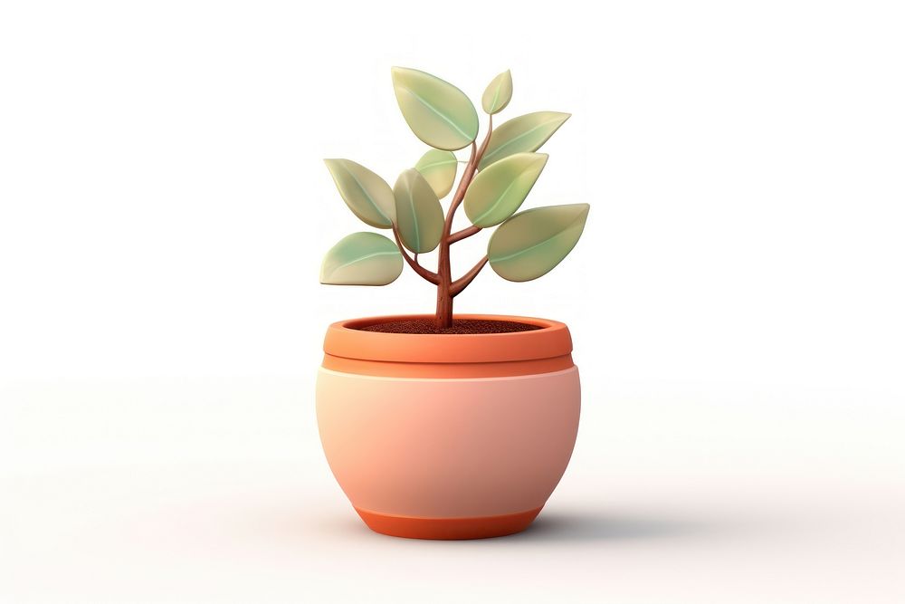 Plant blossom leaf pot. AI generated Image by rawpixel.