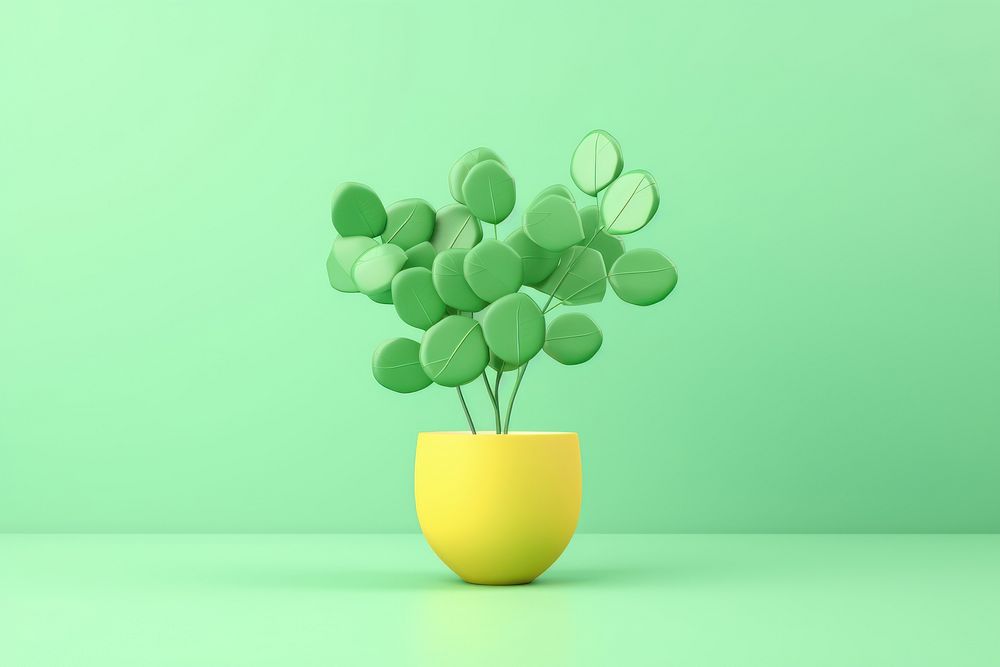 Plant green leaf art. AI generated Image by rawpixel.