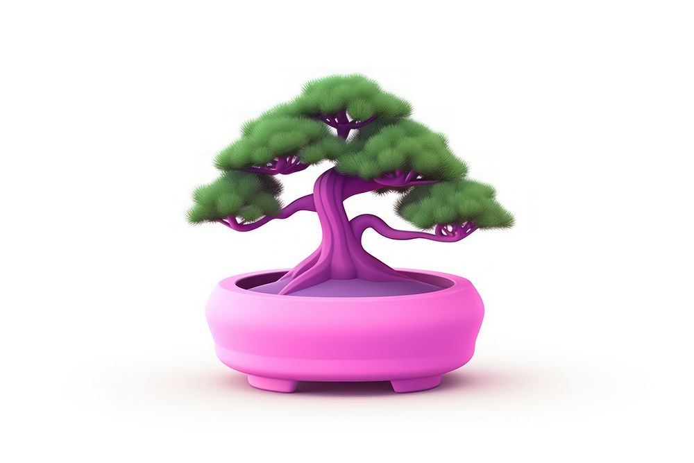Cartoon bonsai plant tree. AI generated Image by rawpixel.