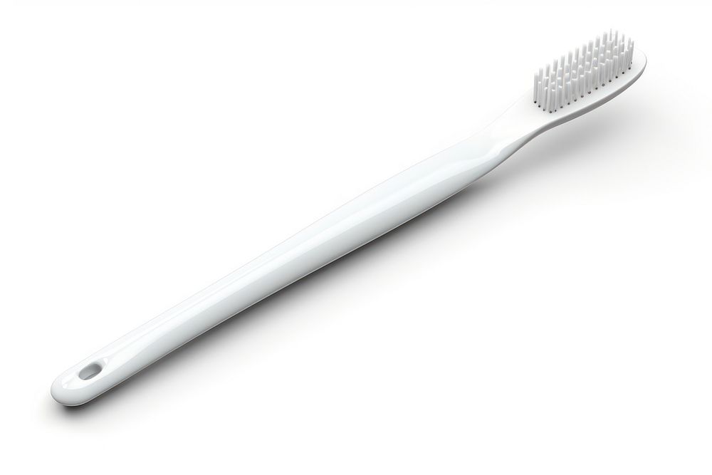 Toothbrush white tool white background. AI generated Image by rawpixel.