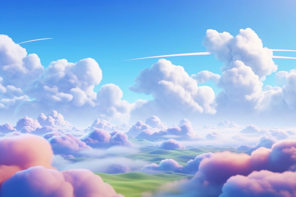 Sky backgrounds landscape outdoors. AI generated Image by rawpixel.