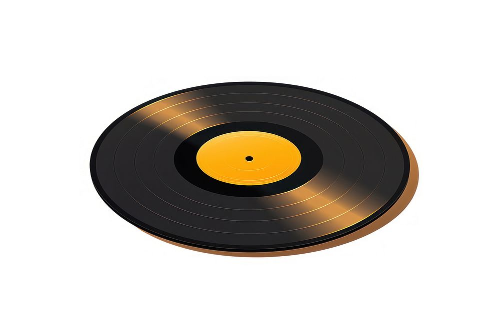 Record white background vinyl record gramophone. AI generated Image by rawpixel.