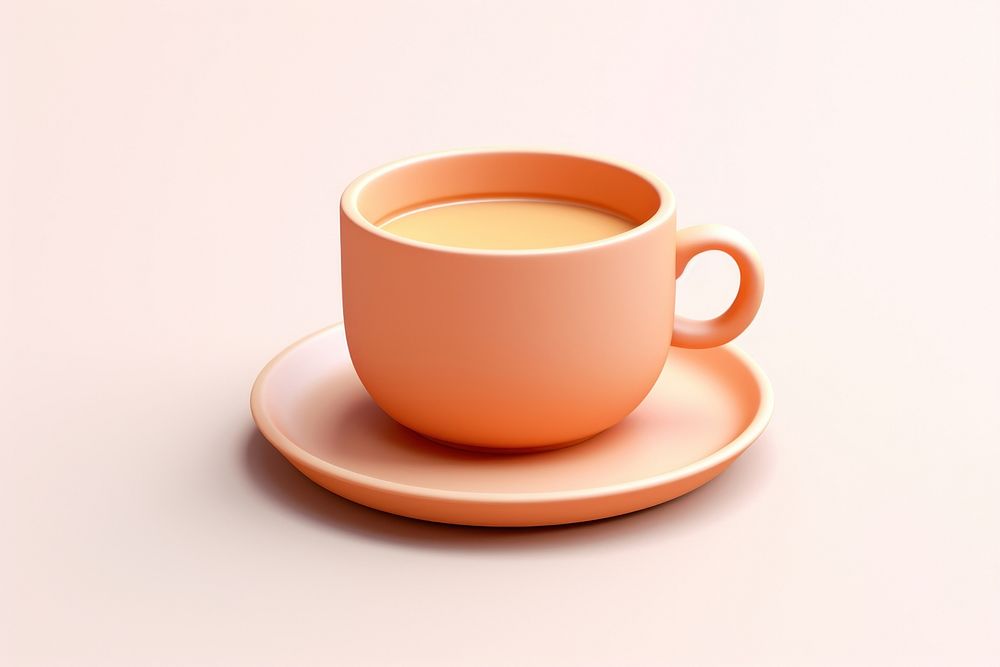 Cup coffee saucer drink. AI generated Image by rawpixel.