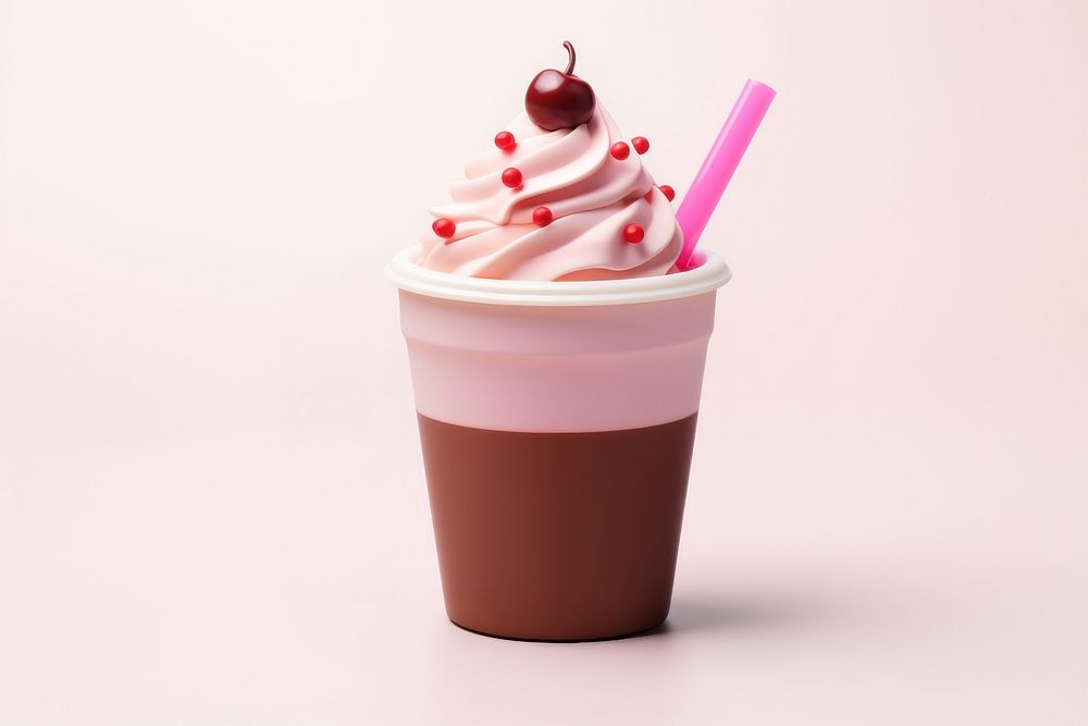 Chocolate dessert cream food. AI generated Image by rawpixel.