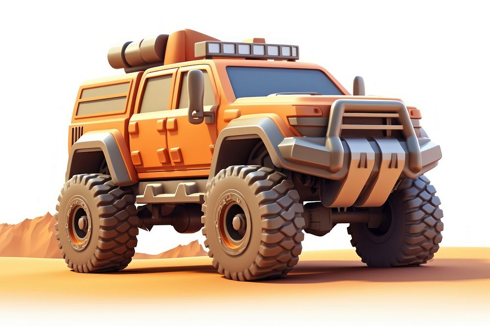 Vehicle desert truck wheel. AI generated Image by rawpixel.