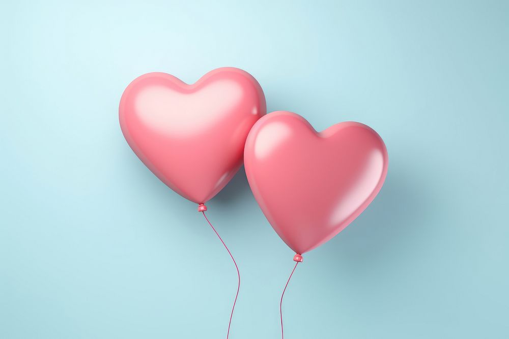 Balloon heart celebration anniversary.