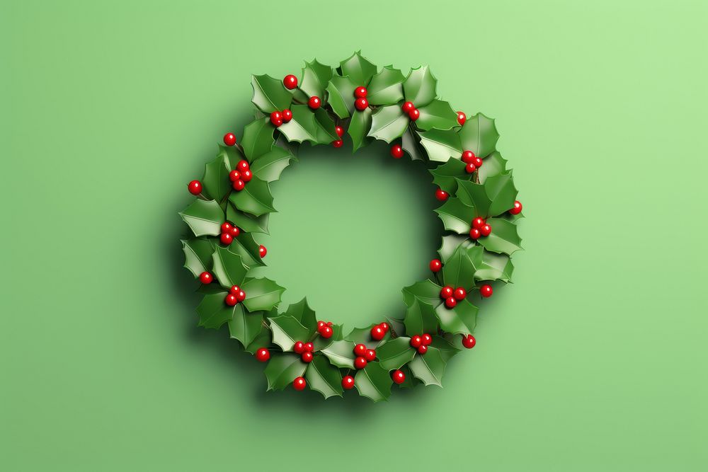 Wreath christmas celebration decoration. AI generated Image by rawpixel.