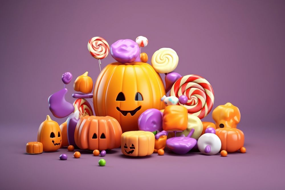 Halloween dessert candy cute. 