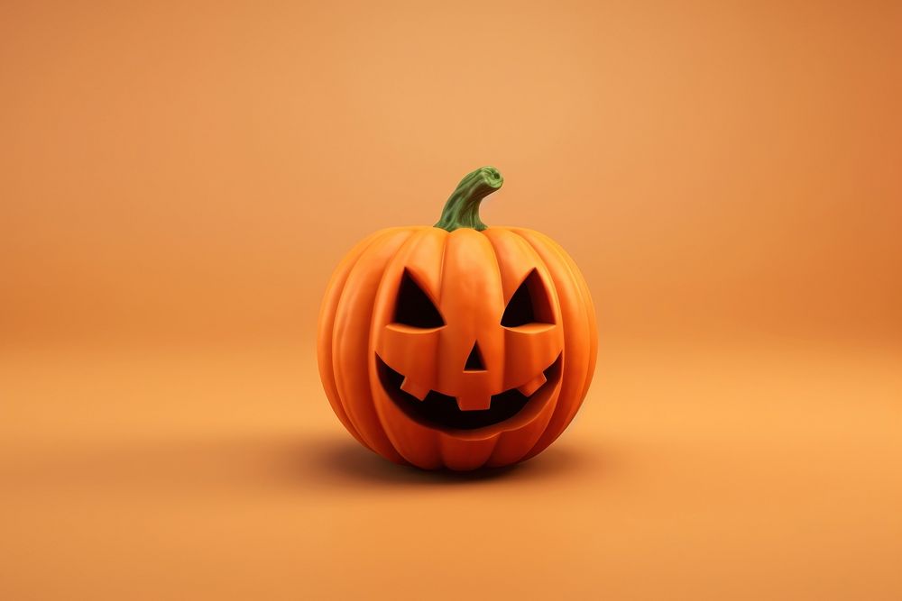 Halloween anthropomorphic jack-o'-lantern