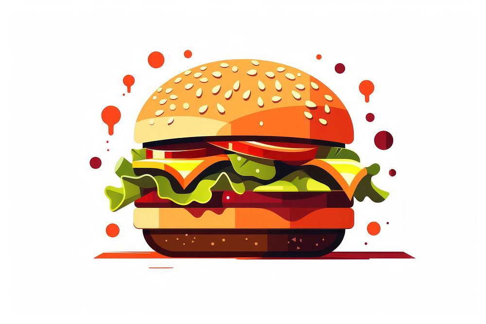 Burger food transportation automobile. AI generated Image by rawpixel.