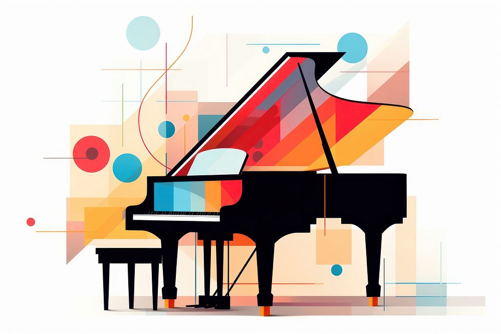 Piano keyboard harpsichord performance. AI generated Image by rawpixel.