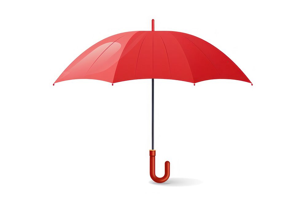 Umbrella white background transportation protection. AI generated Image by rawpixel.