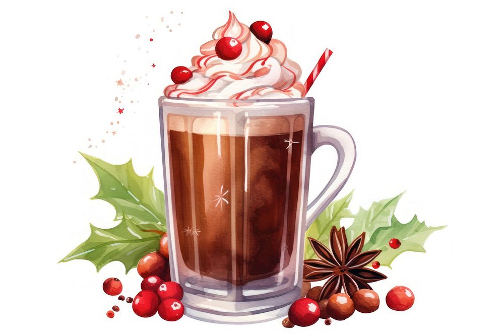 Drink chocolate coffee food. AI generated Image by rawpixel.
