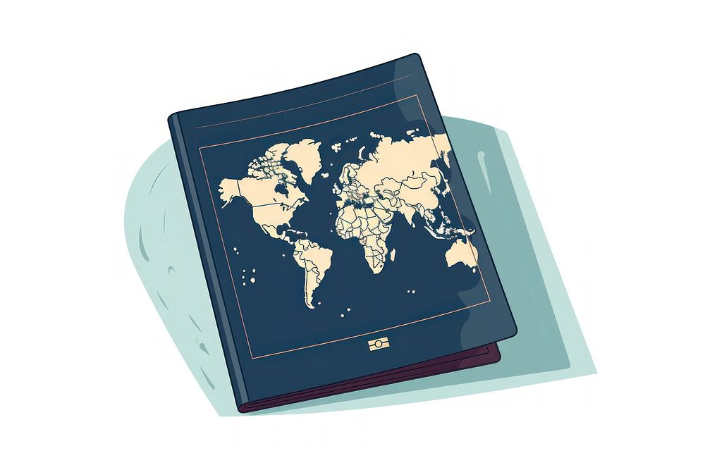 Map passport publication technology. AI generated Image by rawpixel.