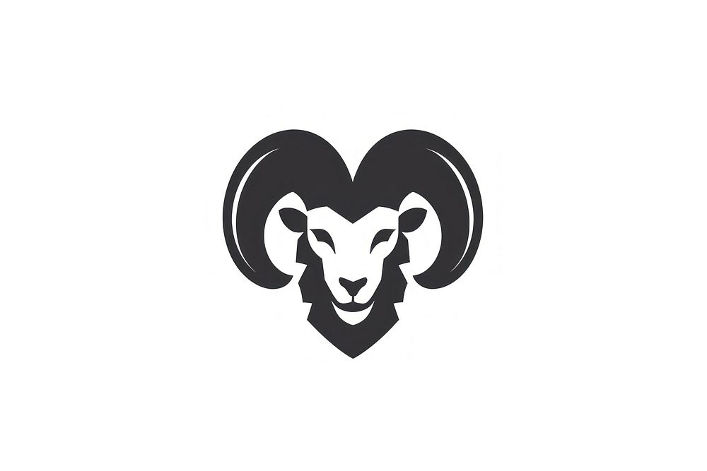 Logo livestock portrait bighorn. AI generated Image by rawpixel.