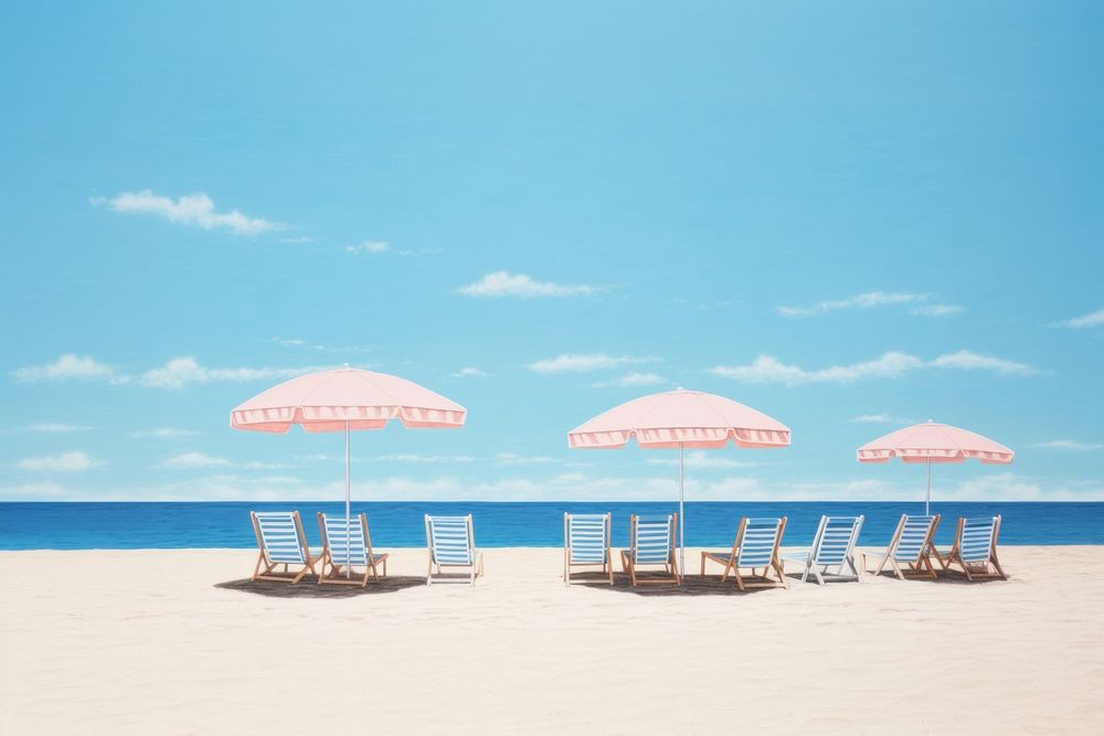 Summer beach sky outdoors. AI generated Image by rawpixel.