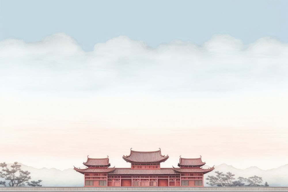 Backgrounds sky spirituality architecture. AI generated Image by rawpixel.