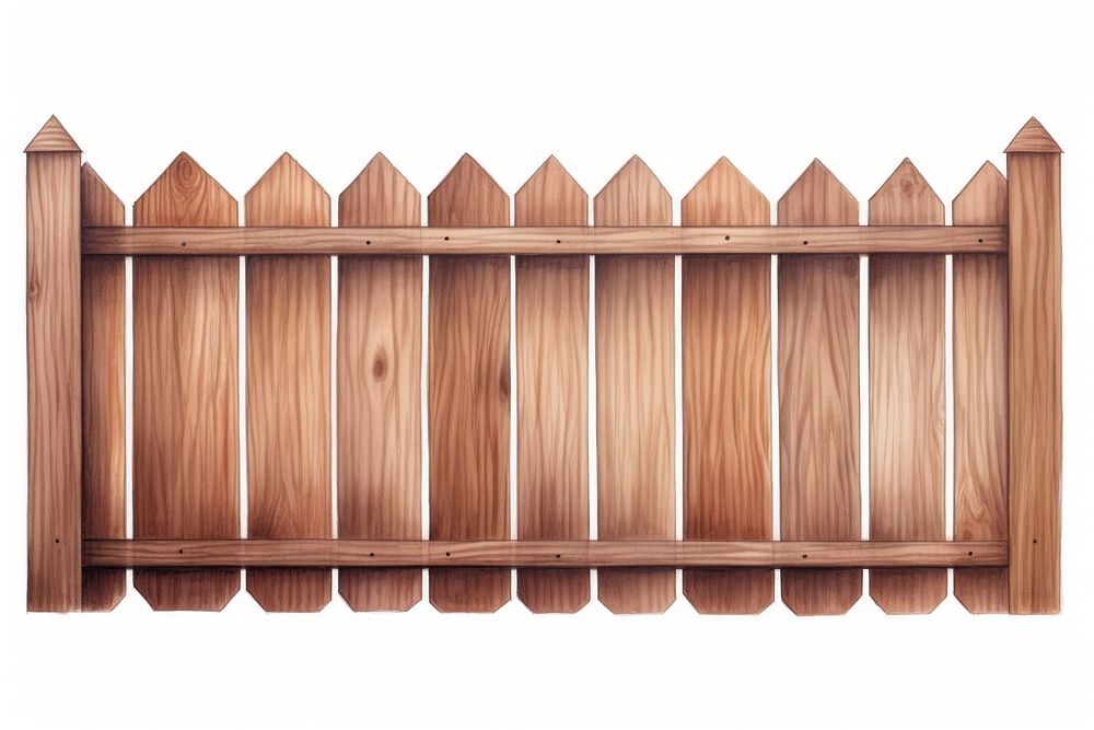 Fence wood brown gate. AI generated Image by rawpixel.