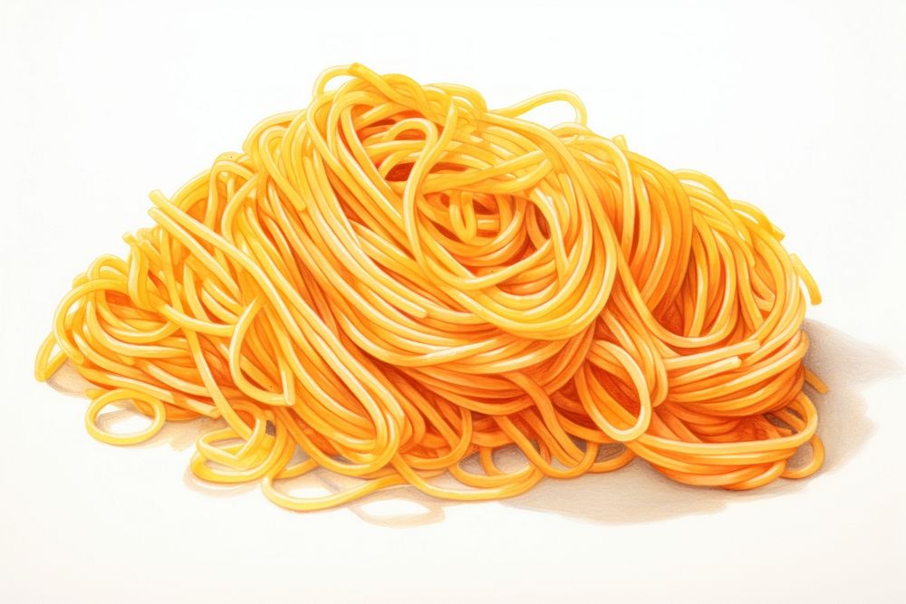 Spaghetti noodle pasta food. AI generated Image by rawpixel.